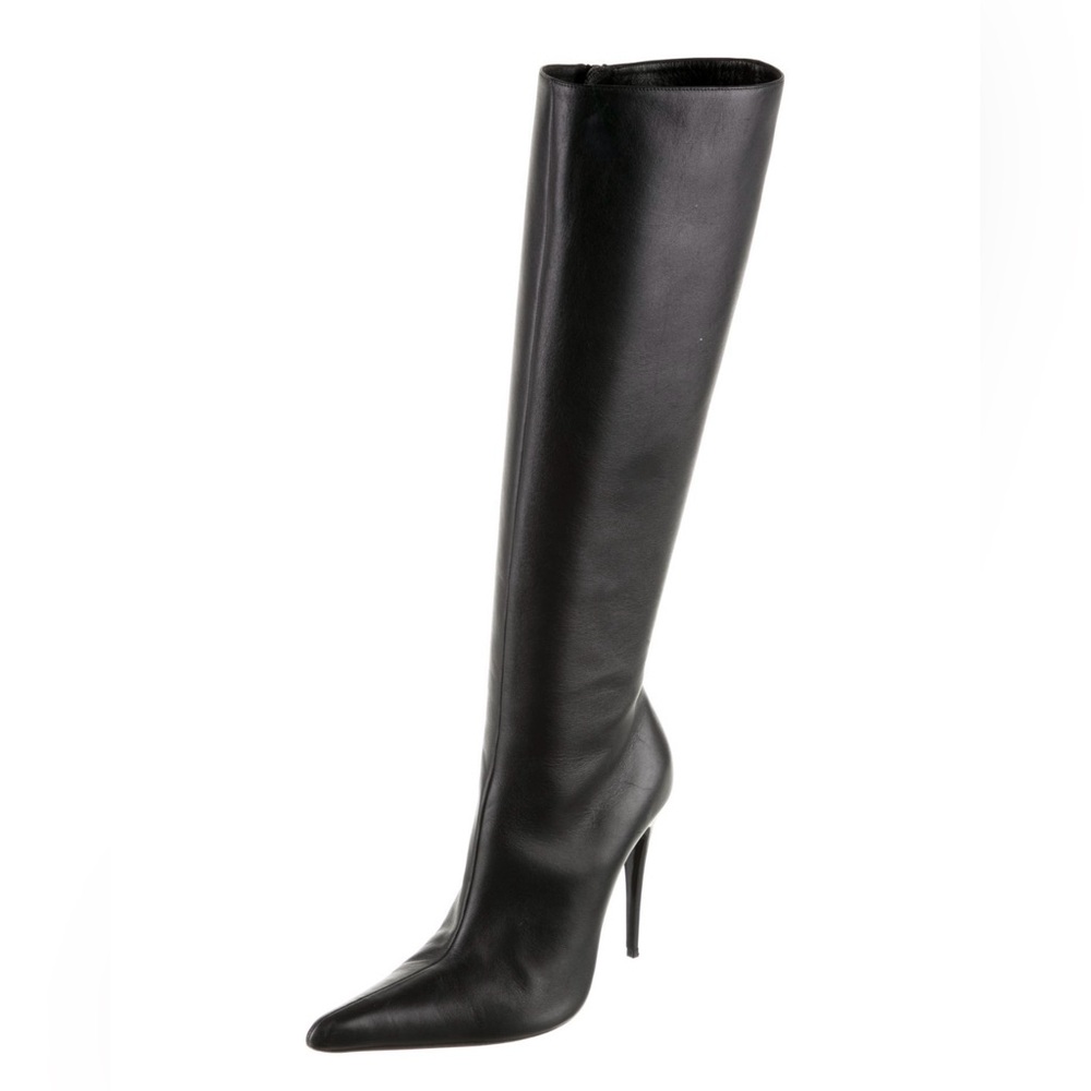 Magda Butrym LIKE NEW knee high black leather boots size US women’s 9